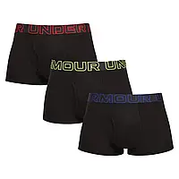 Urbanshop com ua Труси Under Armour Performance Cotton - Solid 3 In 3Pk Чорний 1383891-004 (Оригінал) РОЗМІРИ
