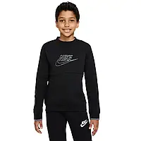 Urbanshop com ua Дитяча Кофта Nike Boys NSW Amplify Crew DQ8819-010 (Оригінал) РОЗМІРИ ЗАПИТУЙТЕ