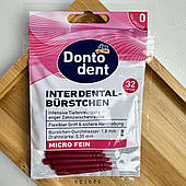Міжзубні йоржики Dontodent (0,35 мм ISO0 рожеві), 32 шт