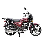 Мопед Musstang Alfa MT125-2 Мустанг альфа Бордовий, фото 2