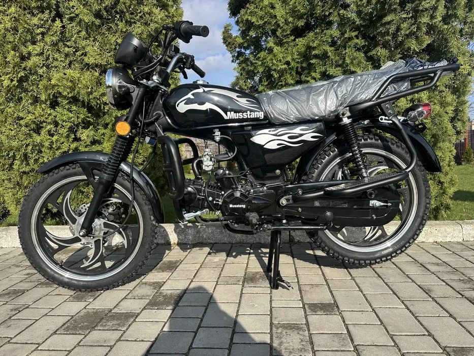 Мопед Musstang Alfa MT125-2 Мустанг альфа Чорний, фото 1