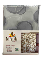 Шторка для ванної кімнати Miranda Side grey 180*200 cм, фото 4