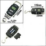 Електронні ваги кантер WH-A08 до 50 кг із термометром, підсвіткою і гаком, фото 4