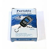 Електронні ваги кантер WH-A08 до 50 кг із термометром, підсвіткою і гаком, фото 8