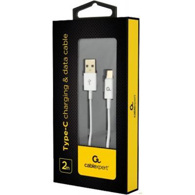 Дата кабель USB 2.0 AM to Type-C 2.0m Cablexpert (CC-USB2P-A, фото 1