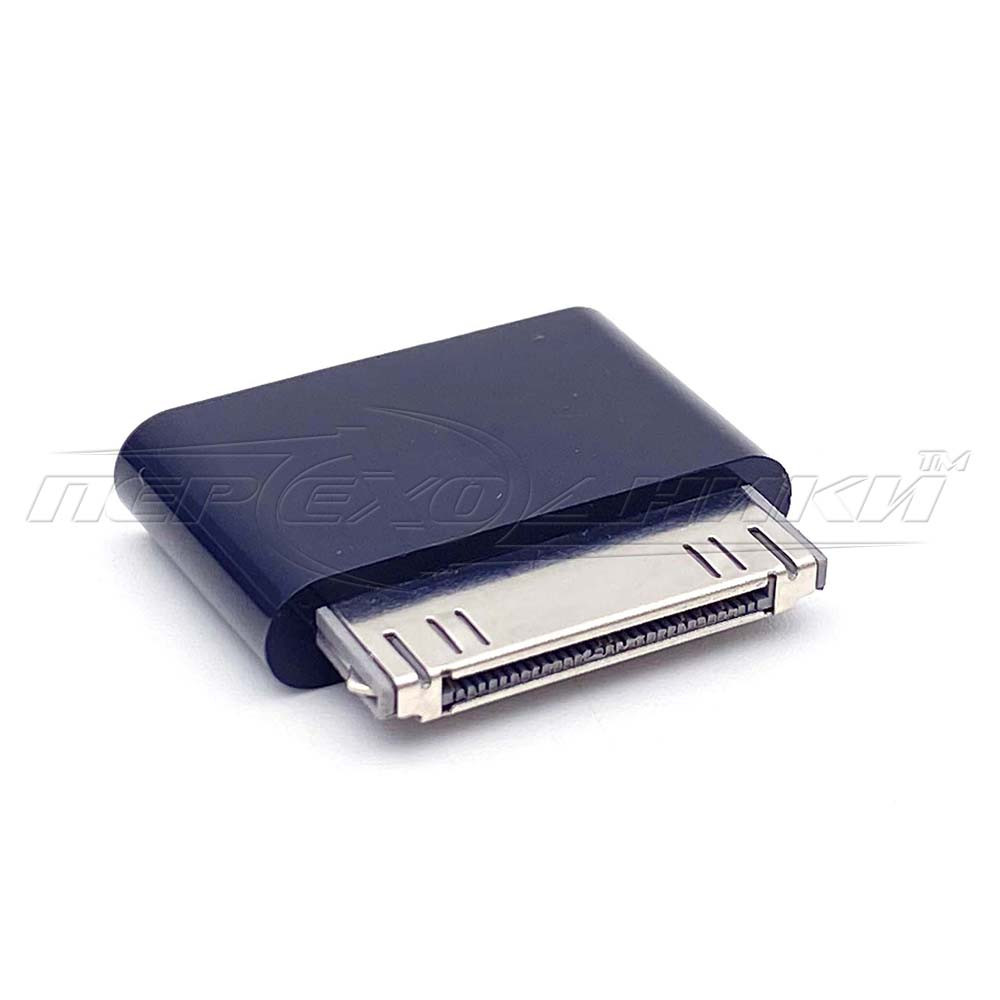 Перехідник 30pin тато на Type-C мама, чорний