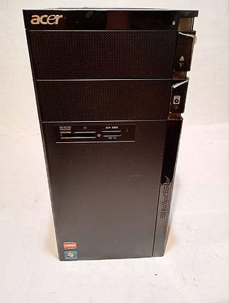 Б/в Комп'ютер Б-клас Acer Aspire M3400 MT| Athlon II X4 635| 8 GB RAM| 120 GB SSD| Radeon HD 4670 512MB, фото 1