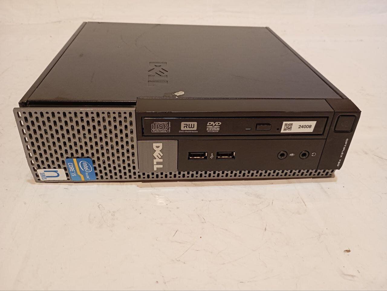 Б/в Комп'ютер Б-клас Dell OptiPlex 790 USFF| Core i5-2400S| 8 GB RAM| 500 GB HDD| HD 2000