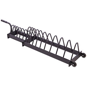 Стійка горизонтальна для млинців дисків Zelart TA-0918 (метал, розмір 130x32x28 см, чорний)