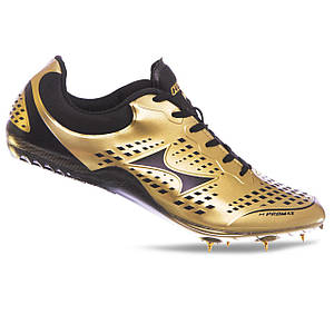 Шипки для легкої атлетики розмір 36-46 Health 108-2 (верх-TPU, PL, підошва-PBT, метал, 6 шипів,