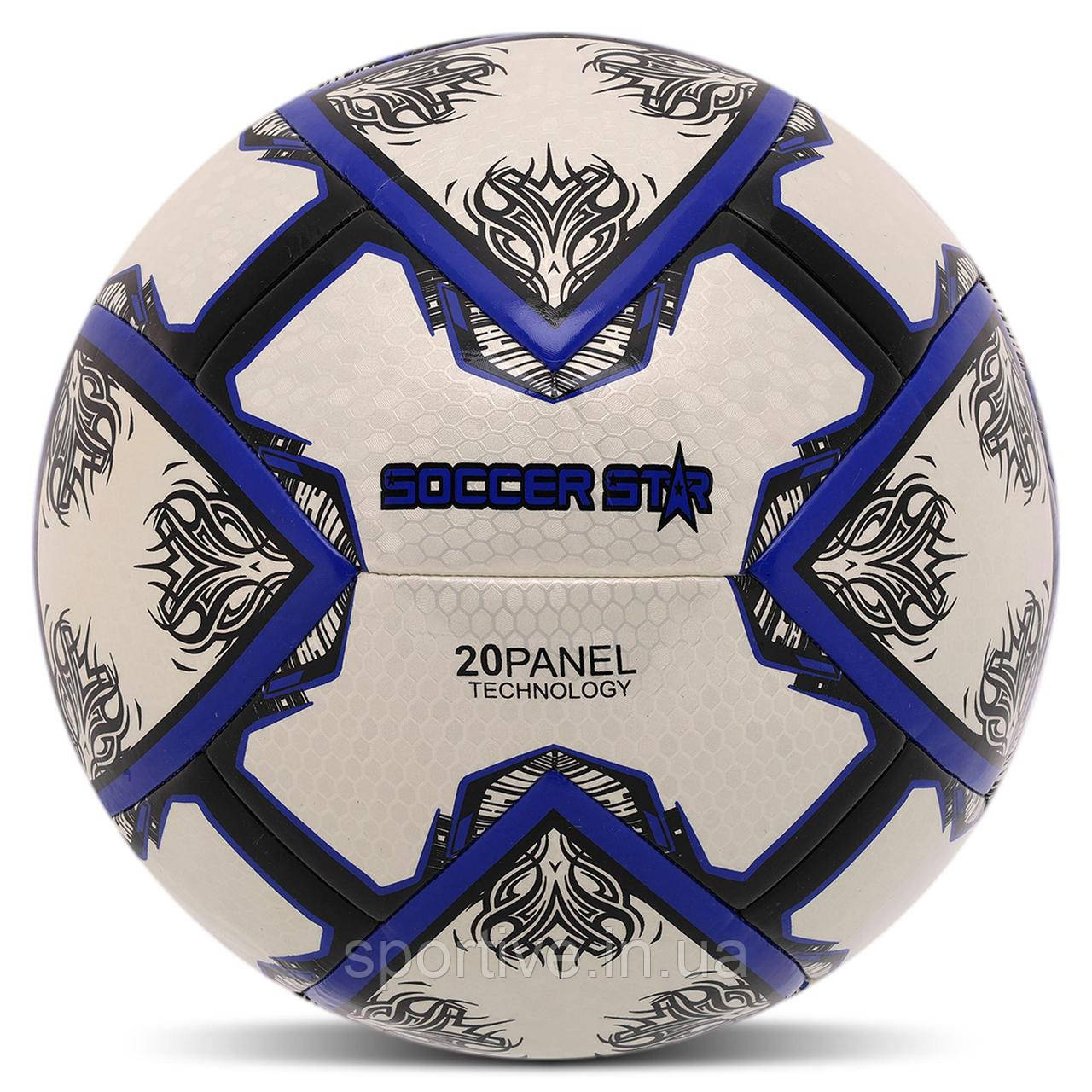 М'яч футбольний No5 PU ламінований гібридний зшивка HYBRID SOCCER STAR TO-TOWN FB-4464 (No5, 5слів.),