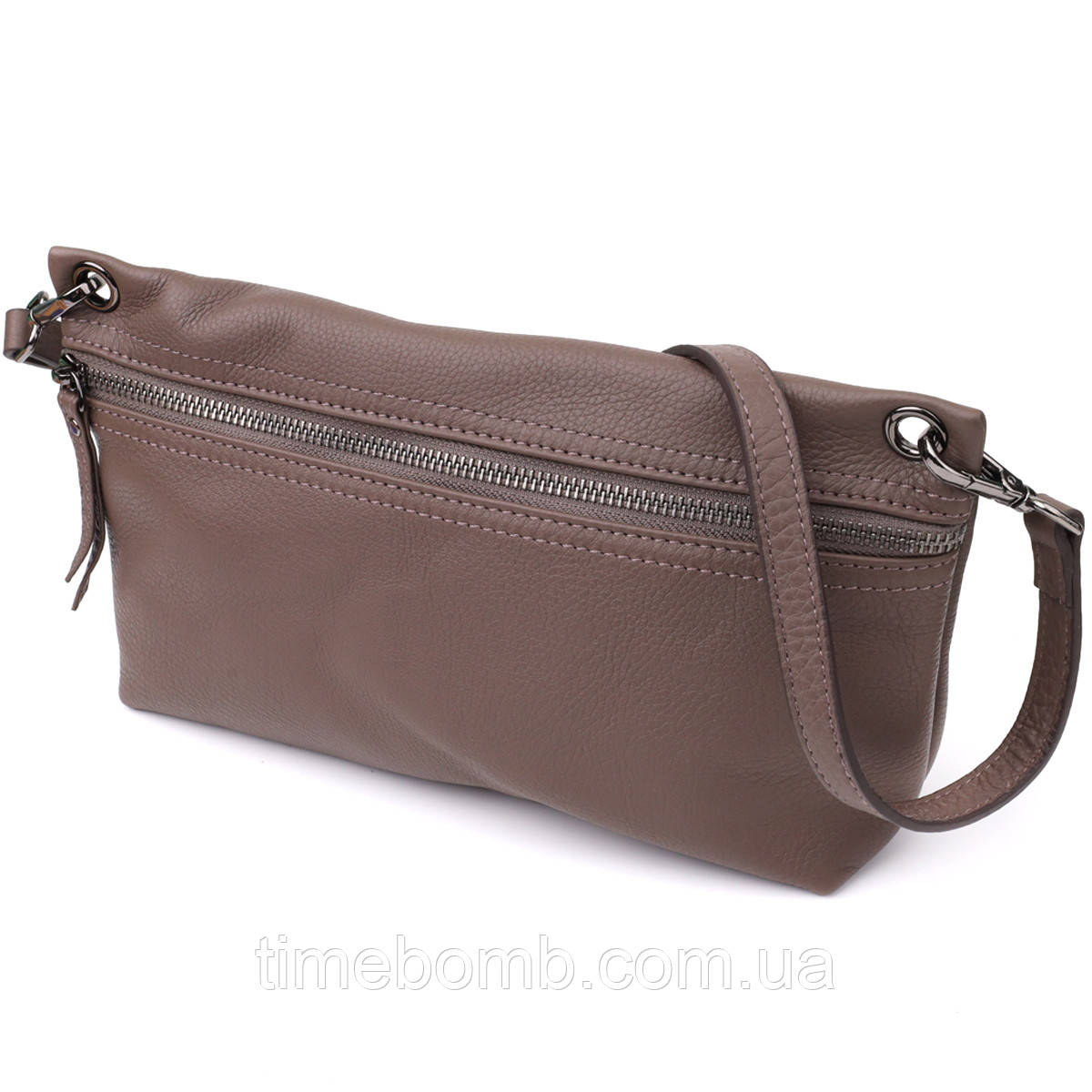 Сумка жіноча на плече з натуральної шкіри Vintage 23006 Коричневий, фото 1