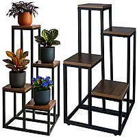 Стійка для квітів RUHHY на 4 рівні в стилі Loft