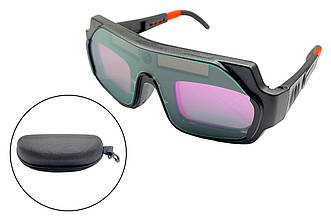 Окуляри зварювальника з автозатемнінням "Хамеліон" + чохол (524-5)