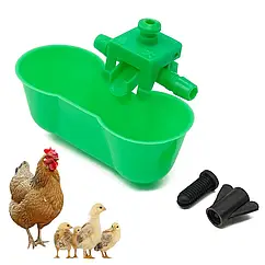 Мікрочашкова напувалка подвійна для всіх видів птиці