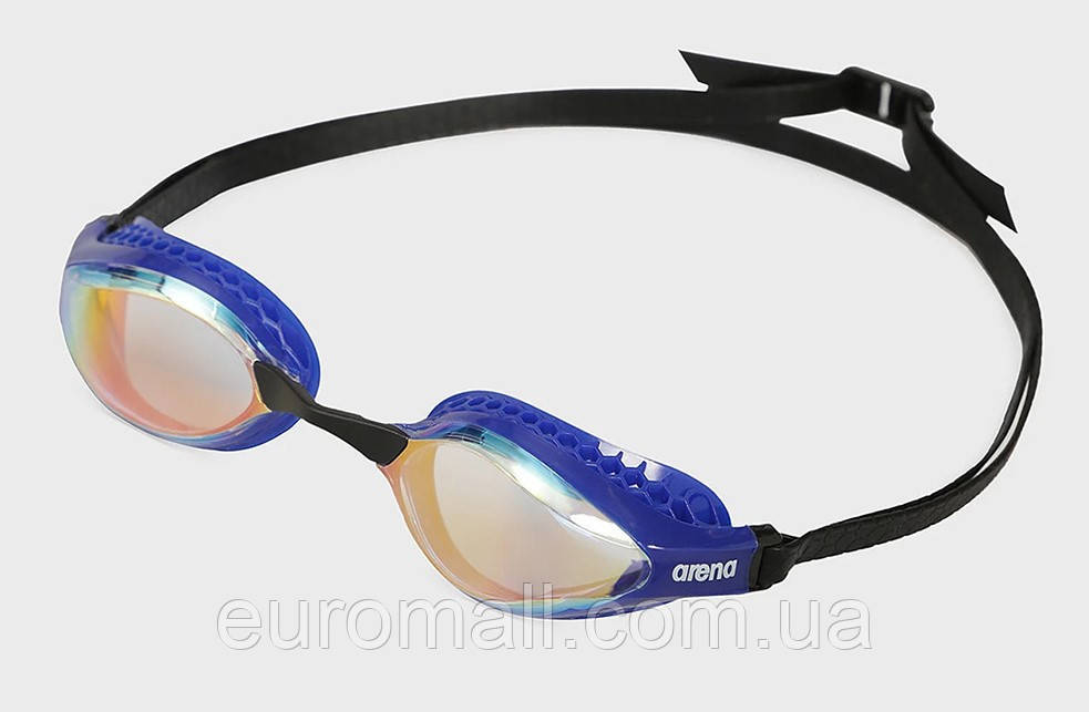 Окуляри для плавання Arena AIR-SPEED MIRROR жовтий, мідно-синій Унісекс OSFM, фото 1