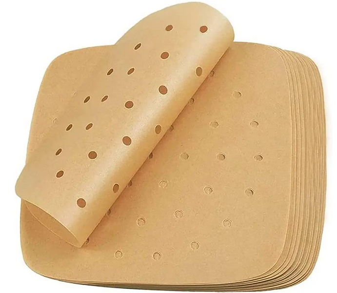 Одноразові листи пергаментного паперу для аерогрилю 50 штук 16×16см SAM-9016, фото 1