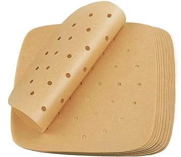 Одноразові листи пергаментного паперу для аерогрилю 50 штук 16×16см SAM-9016