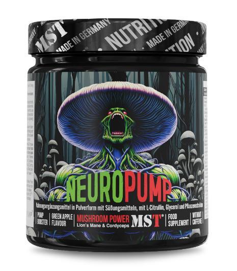 Передтренувальний комплекс MST Nutrition Neuro Pump Смак :Green Apple 300 грам, фото 1