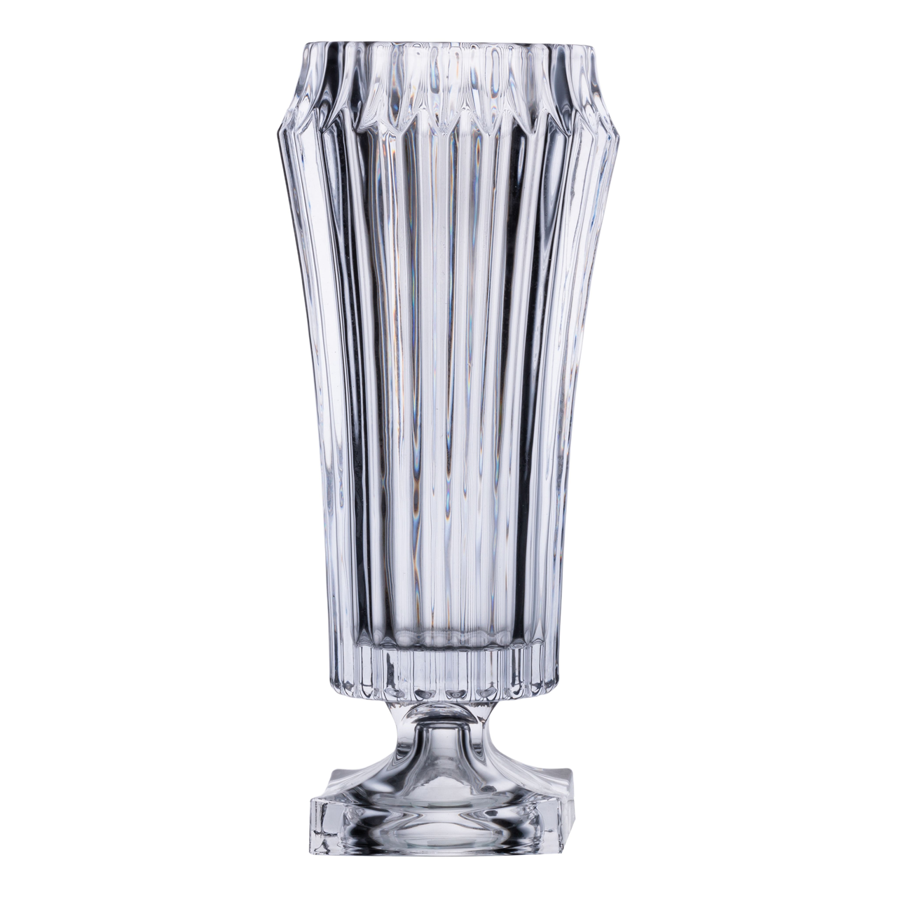 Ваза для квітів кругла 34.5 см скляна декоративна ваза з товстого скла 1.8 л HP-19-141, фото 1