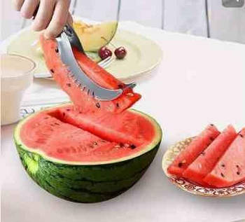 Ніж сталевий для розрізання кавуна, дині TNOG G-Rich