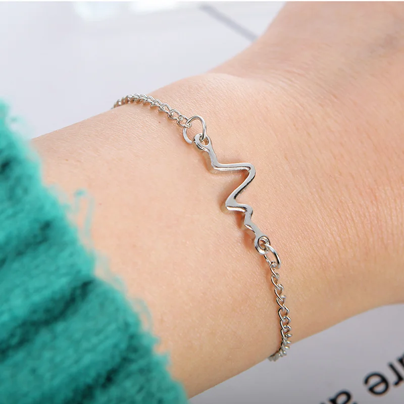 Браслет серцебиття кардіограма ритм серце Love, фото 1