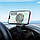 Автотримач для смартфона Hoco H60 Show ring magnetic car holder (dashboard) (4.6-7") Black, фото 7