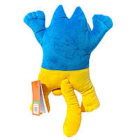 М`яка іграшка Котик 1/5 Слава Україні на присосках в машину 33*24*7 см (00971-4), фото 2