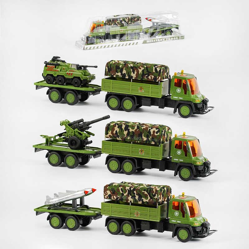 Машина "Військова техніка", 3 види, інерція, в слюді /30-2/, фото 1