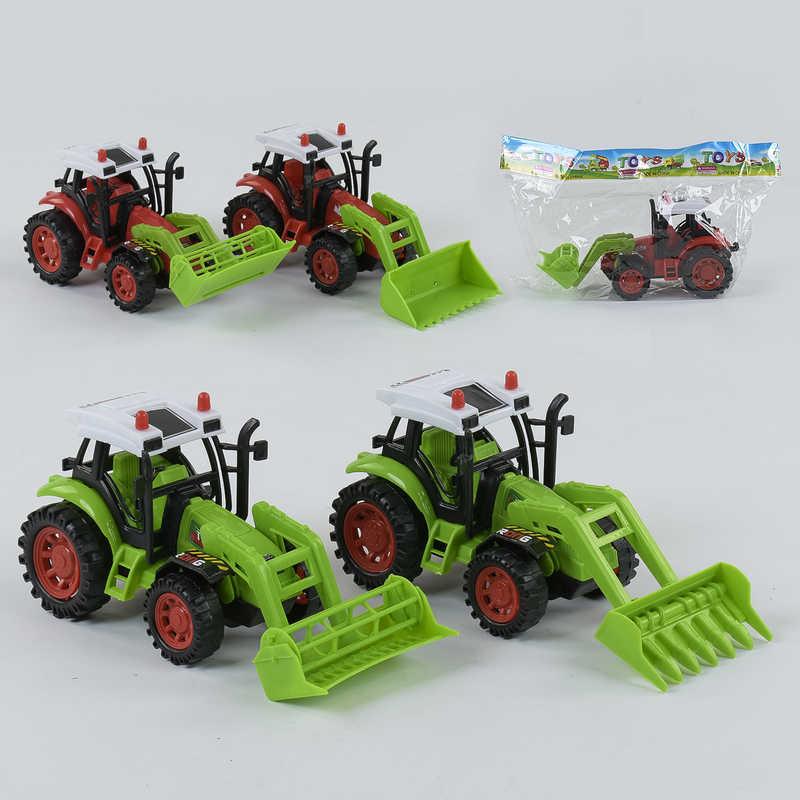 Трактор 4 види, інерція, в п/е , МІКС ВИДІВ  /240-2/, фото 1