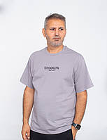 Футболка "Оверсайз" оптом BRO-2517 Brooklyn св.фуме
