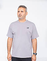 Футболка "Оверсайз" оптом NBO-2514 New Balance св.фуме