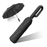 Чоловіча/жіноча парасоля-автомат із зручною кільцевою ручкою, фото 7