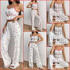 Жіночі піжами №5313-1 з полуничками, фото 7