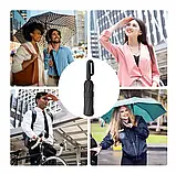 Міцна парасолька автомат із кільцем — надійна проти вітру, для дощу і сонця, фото 10