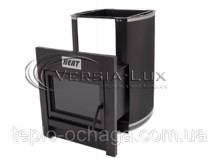Піч каменка для сауни та лазні Heat 30 з виносом на дровах