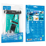 Чохол для телефону HOCO Transparent mobile phone waterproof bag HX52 |IPX68, 7.2"| (6942007653497) transparent, фото 2