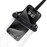 Чохол для телефону HOCO Transparent mobile phone waterproof bag HX52 |IPX68, 7.2"| (6942007653497) transparent, фото 4