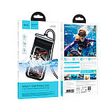 Чохол для телефону HOCO Treasure leather mobile phone waterproof bag HX53 |IPX68, 7.2"| (6942007653503) black, фото 2