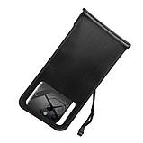Чохол для телефону HOCO Treasure leather mobile phone waterproof bag HX53 |IPX68, 7.2"| (6942007653503) black, фото 5