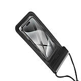 Чохол для телефону HOCO Treasure leather mobile phone waterproof bag HX53 |IPX68, 7.2"| (6942007653503) black, фото 9