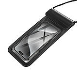 Чохол для телефону HOCO Treasure leather mobile phone waterproof bag HX53 |IPX68, 7.2"| (6942007653503) black, фото 10