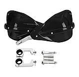 Захист рук на кермо мотоцикла, квадроцикл (алюмінієвий) 22мм 28мм колір чорний, фото 4