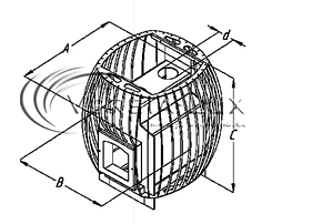 БАННА ПІЧ «СКЕЛЯ» 20м3 БЕЗ ВИНОСА, фото 2