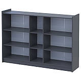 Тумба для взуття Кассель Графіт 5 ДСП 159х37х110 Тумба для взуття в передпокій. Полиці для взуття, фото 3