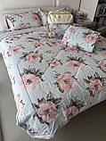Єврокомплект фланелевої постільної білизни з двома ковдрами, фото 9
