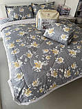 Єврокомплект фланелевої постільної білизни з двома ковдрами, фото 6