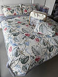 Єврокомплект фланелевої постільної білизни з двома ковдрами, фото 5