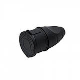 Гніздо-розетка 16А/250V із заземленням із каучуку VIROK (09V019), фото 2