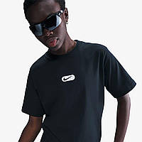 Urbanshop com ua ЖІНОЧА ФУТБОЛКА NIKE NSW CLUB SS TEE OC SWOOSH (HQ1698-010) РОЗМІРИ ЗАПИТУЙТЕ